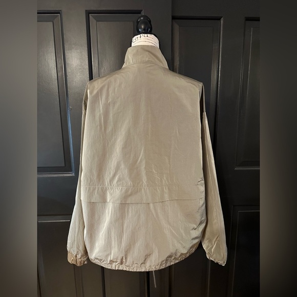 Good American Shine Oversized Windbreaker Anorak Pullover 1/2 Size S - M(d4 - Picture 6 of 13